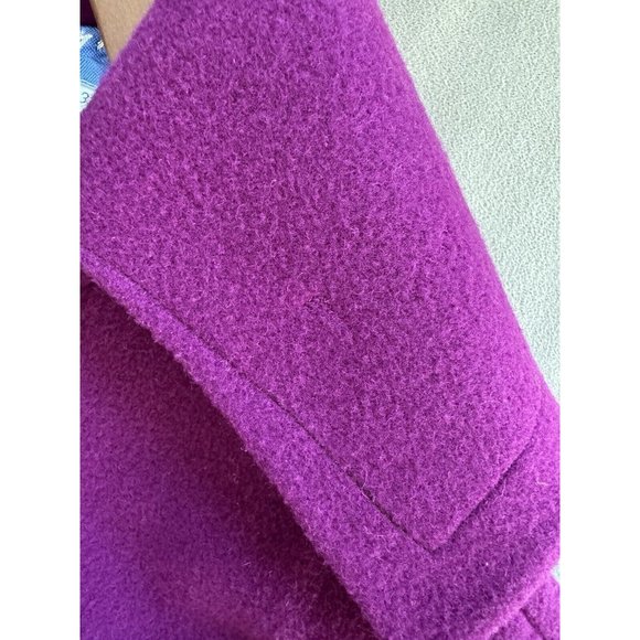 Thierry Mugler Vintage Violet Purple Cape Coat Size 38 S/M - Picture 9 of 12